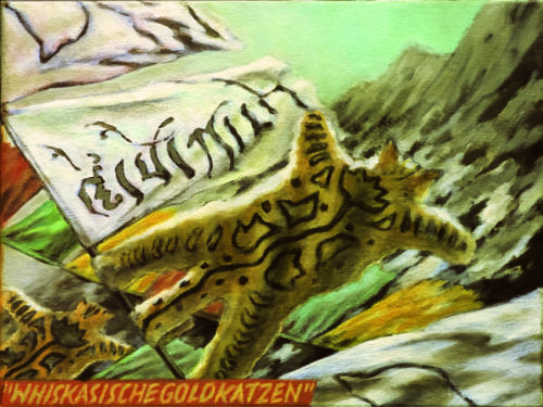 Whiskasiche Goldkatze